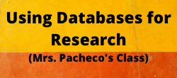 Using Databases for Research, Destiny Discover, NCWiseOwl, Brittanica 